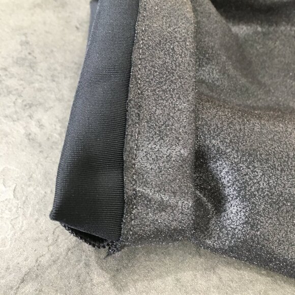 SPANX Black Textured Coated Shaping Slimming Pull On Cropped/Ankle Leggings - Picture 10 of 13